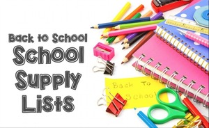 Back to School Supply List