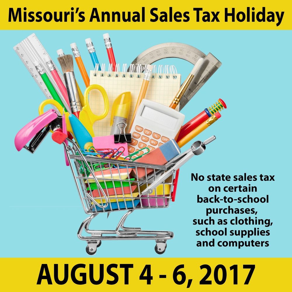 Missouri's Annual Sales Tax Holiday